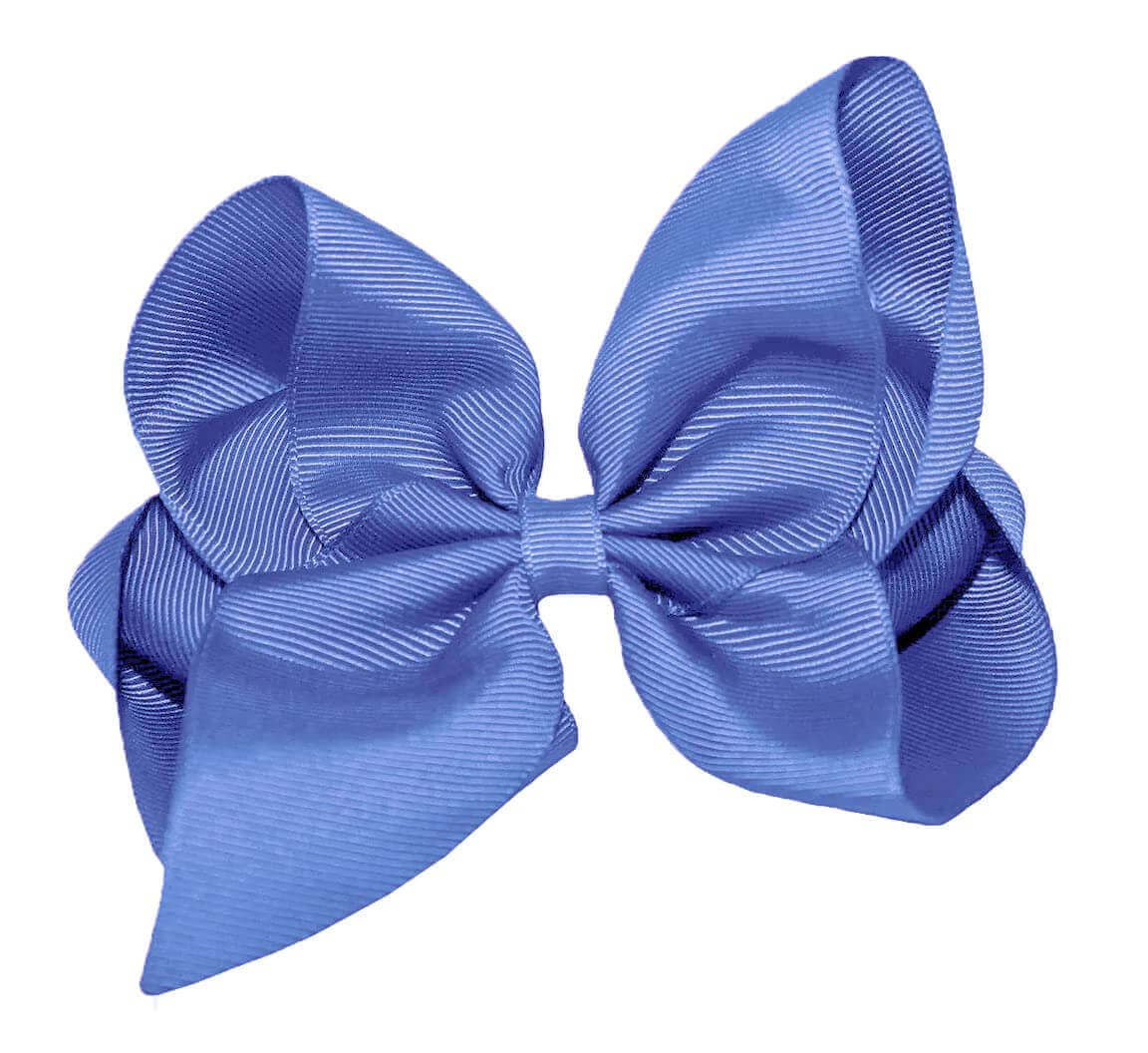 Periwinkle Grosgrain Hair Bow