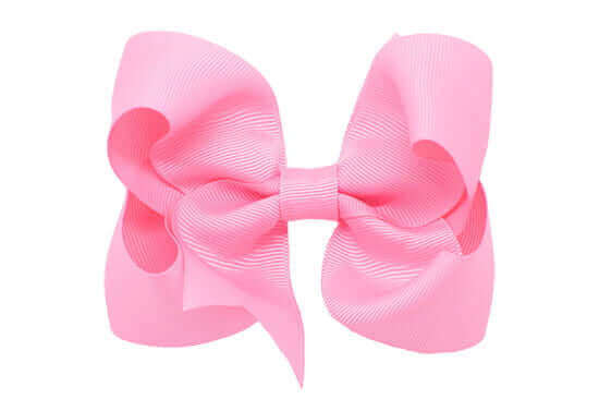 Pink Grosgrain Hair Bow