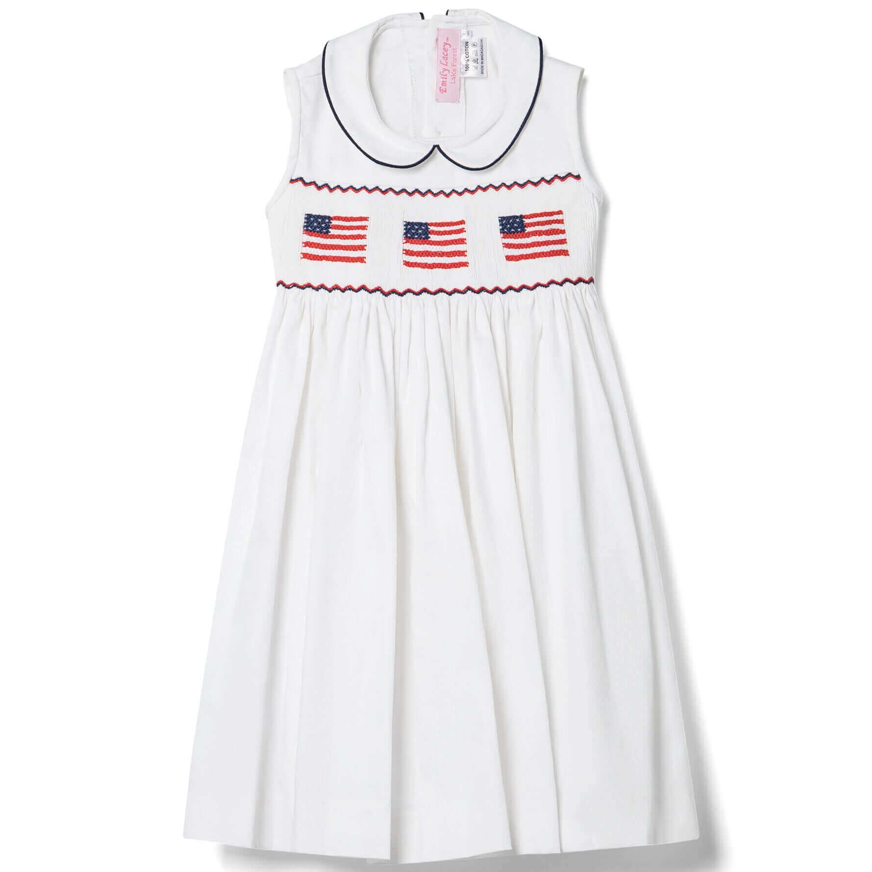 Dresses - Smocked American Flag Dress