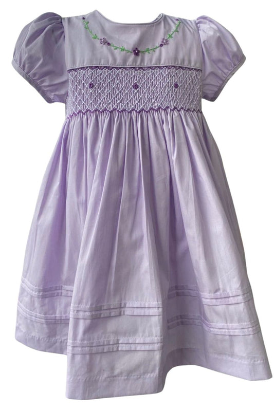 SAMPLE Smocked Violet Dress (2-6)