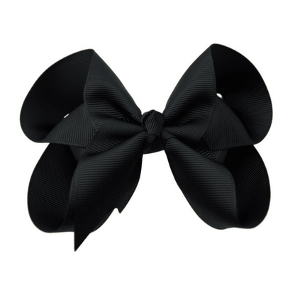 Black Grosgrain Hair Bow